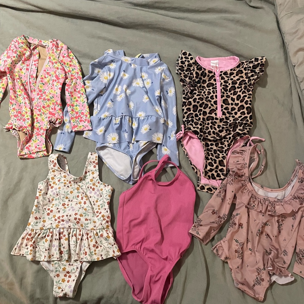 Floral and Animal Print Kids One Piece Set